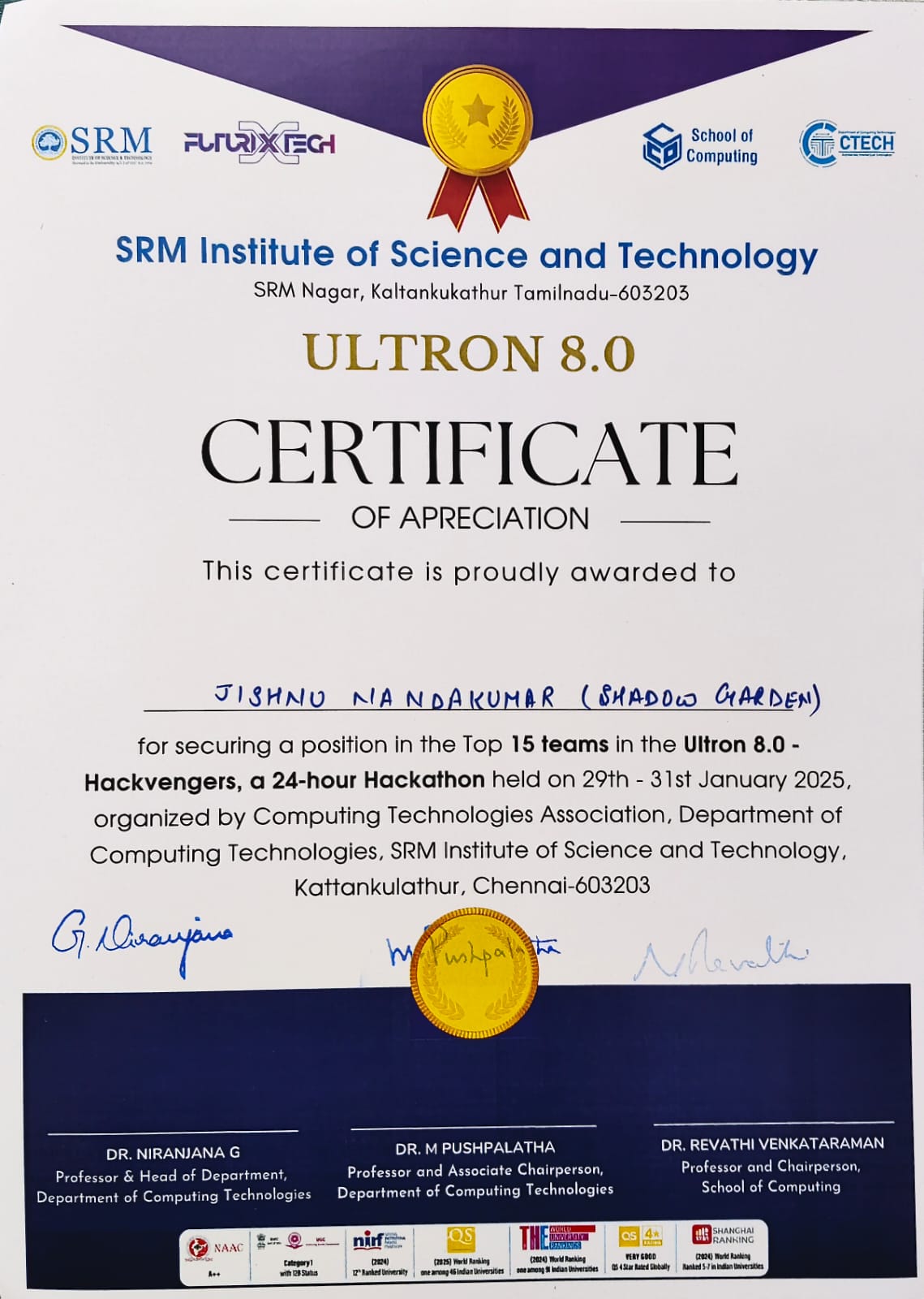 Certificate 2